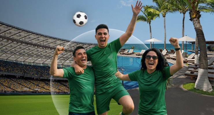 LA EMOCIÓN DEL FUTBOL SE VIVE EN KRYSTAL Krystal Grand® Nuevo Vallarta LA EMOCIÓN DEL FUTBOL SE VIVE EN KRYSTAL Krystal Grand® Nuevo Vallarta