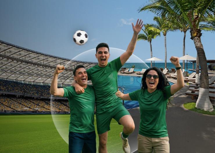 LA EMOCIÓN DEL FUTBOL SE VIVE EN KRYSTAL Krystal Grand® Nuevo Vallarta LA EMOCIÓN DEL FUTBOL SE VIVE EN KRYSTAL Krystal Grand® Nuevo Vallarta